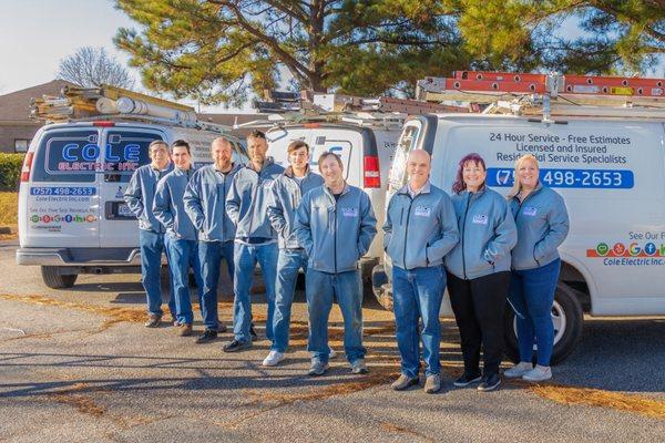 The Cole Electric Team