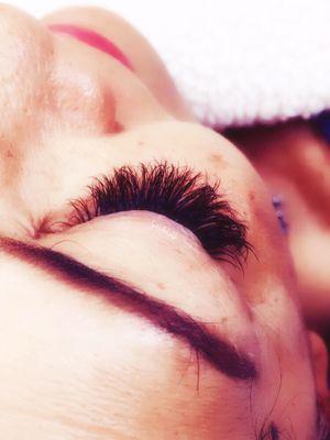 Lovely lashes make you smile. Lashes by Danielle