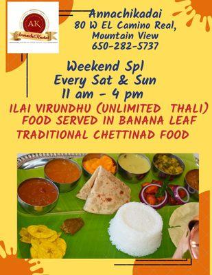 #weekend #thali #unlimited #ilaivirundhu