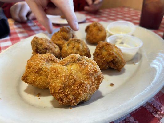 Fried mushrooms