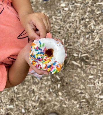 Mini donut, perfect for toddler hands