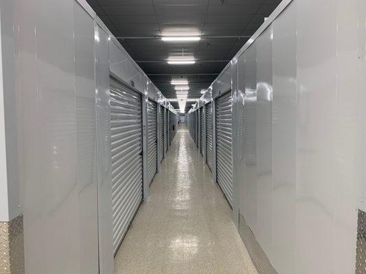 Climate Controlled Self Storage Hallway