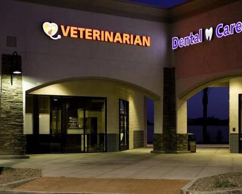 Priority Pet Hospital, in the Vista del Oro shopping center on the SW corner of Queen Creek Road and Val Vista Drive in Gilbert.