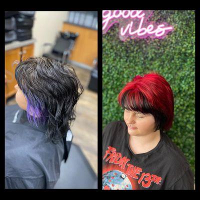 Cut & color by Holli