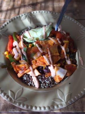 Mexican quinoa bowl