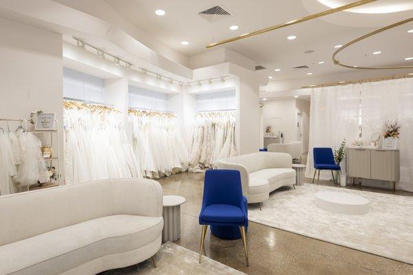 Brideside Bride Wedding Dresses in Lincoln Park showroom