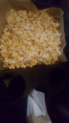 Popcorn with free refill.