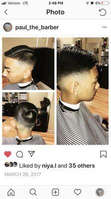 Clean low blade fade