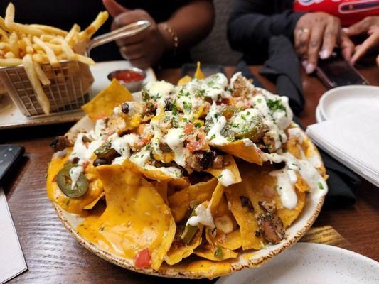 Chicken nachos