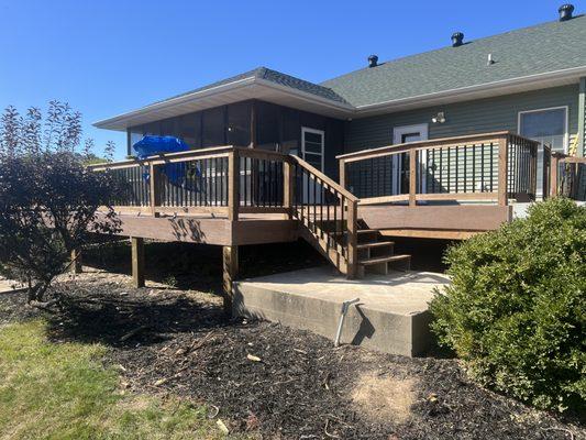 Deck remodel, Sunport remodel