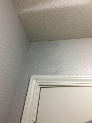 This was their finished paint job in my closet.