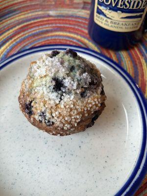 Sunday morning blueberry muffins! Amazing!!! Absolutely delicious.