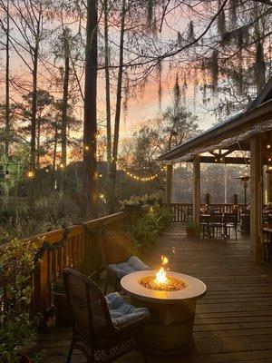 Enjoy sunsets on our 5000 square foot deck!