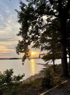 Sunset from the patio