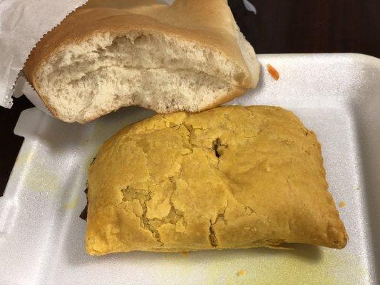 Jamaican beef patty