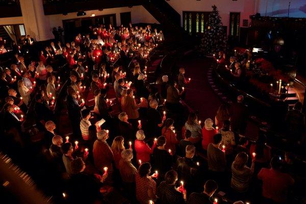 Christmas Eve Candlelight Service.