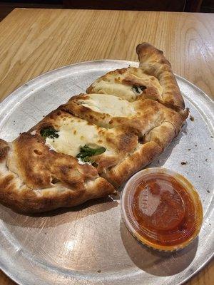 Chicken, Broccoli Ricotta Calzone. Freakin' fantastic