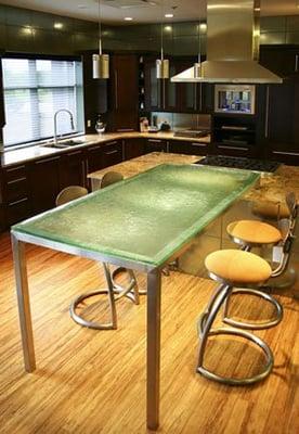 Cast Glass Counter top