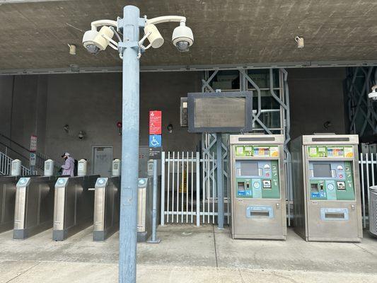 Entrance / Exit / Tap card machines