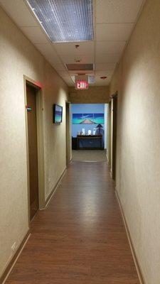 Hallway to Physical Therapy