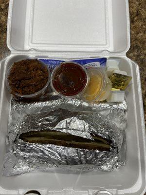 Baked Potato w/Chop Brisket