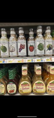 Brianna's Salad dressing brand! Cheaper here then my local grocery stores I frequently go to.