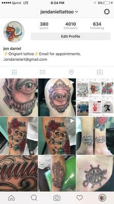 Follow me on Instagram @jondanieltattoo