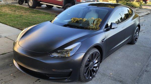 Model 3 satin black