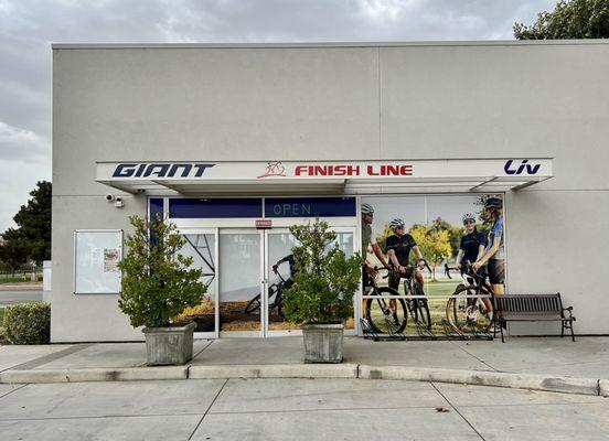 Our front entrance featuring our local Bakersfield riders.