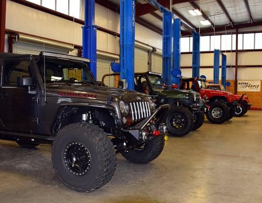 Jeeps in the Shop