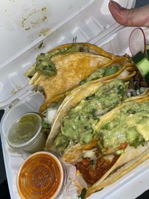 Al pastor 3 street tacos