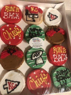 Chiefs Super Bowl cookies!