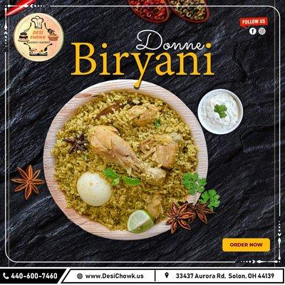 Bangalore's fav Donne Biryani... 

#desichowksolon #solon #foodies #cleveland