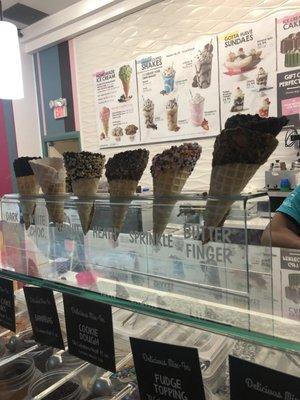 Dipped cones