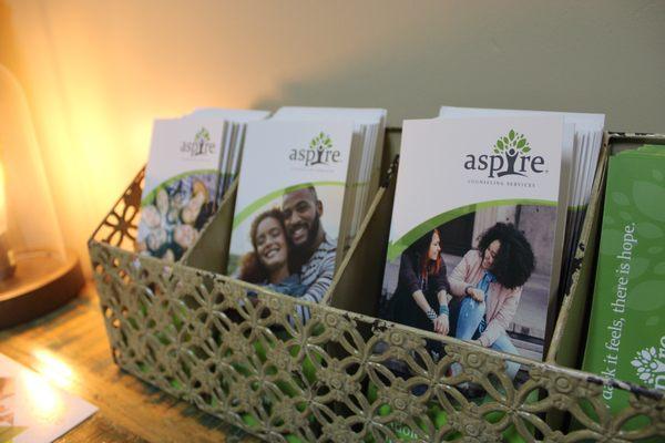 Aspire Counseling Services Bakersfield Brochures