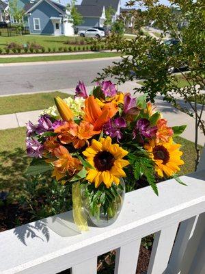 Beautiful bouquet created by Seithel's Florist