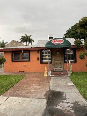 Exterior of the restaurant