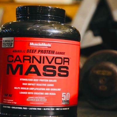 Carnivor Mass is loaded with 720 quality calories. Powered by hydrolyzed isolate beef protein, this isn't your typical gainer