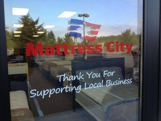 As a local business, we appreciate your business.