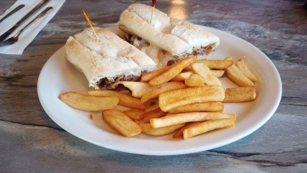 Ranchers Cheesesteak with Steak Fries