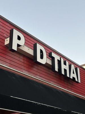 Did the 'A' fall off? Was it actually supposed to be named 'Pad Thai'?