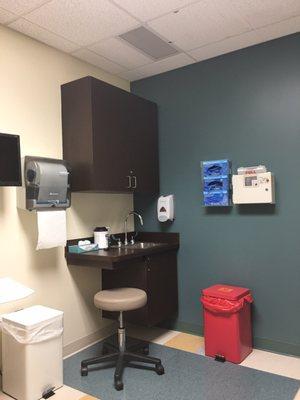 Dr. McGowan's patient room.