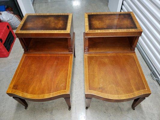 Weiman Heirloom end tables. They have not been refinished.