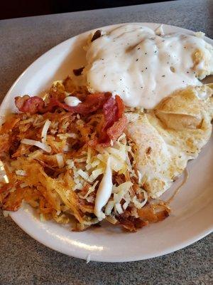 Breakfast #2 biscuits and gravy