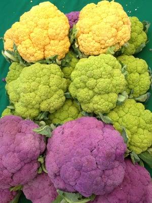 Cauliflower assortment.