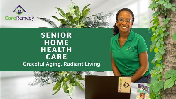 Discover the joy of aging with dignity! At Care Remedy, we provide personalized home health care to ensure our seniors live vibrantly and