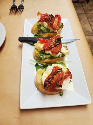 Bruschetta appetizer