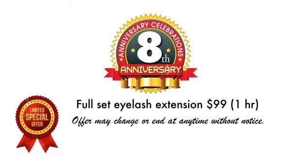 Eyelash Extension Promotion