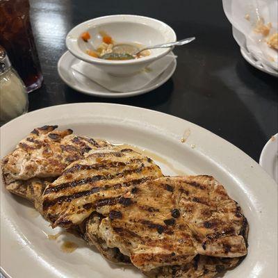 Grilled chicken and Eggplant