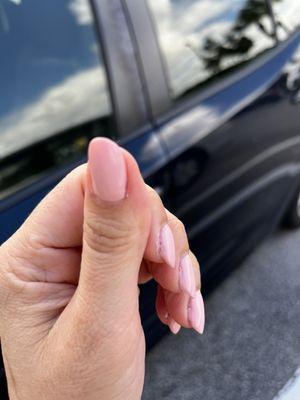 Awful manicure